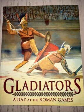 Realistic fiction Gladiators. A day at the Roman games
